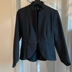 Brand Zara, black front zipper jacket, size:s,new no tag on.secret pocket inside